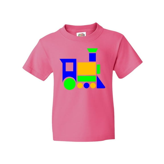 Inktastic Cute Colorful Train Youth T-Shirt