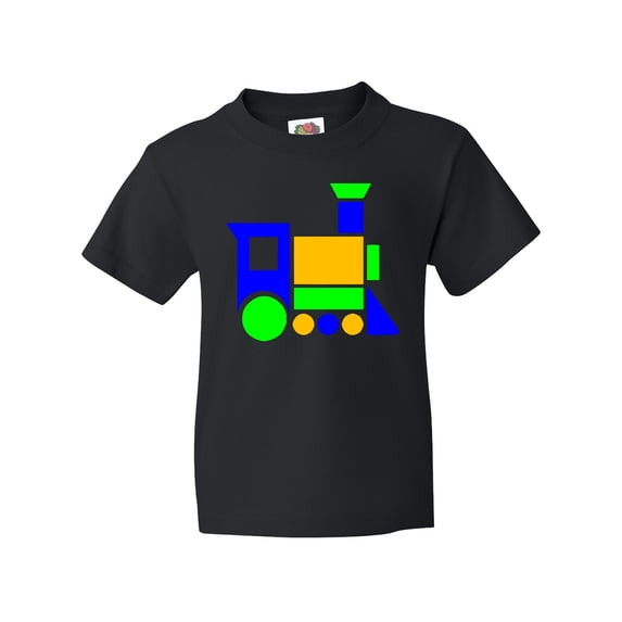 Inktastic Cute Colorful Train Youth T-Shirt