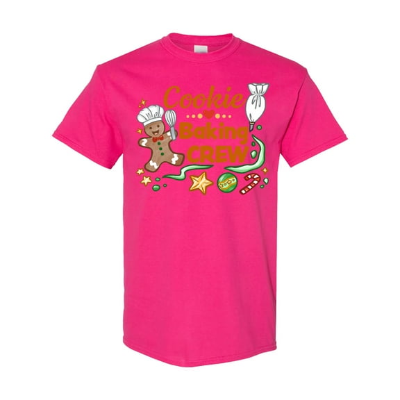 Inktastic Cute Cookie Baking Crew T-Shirt