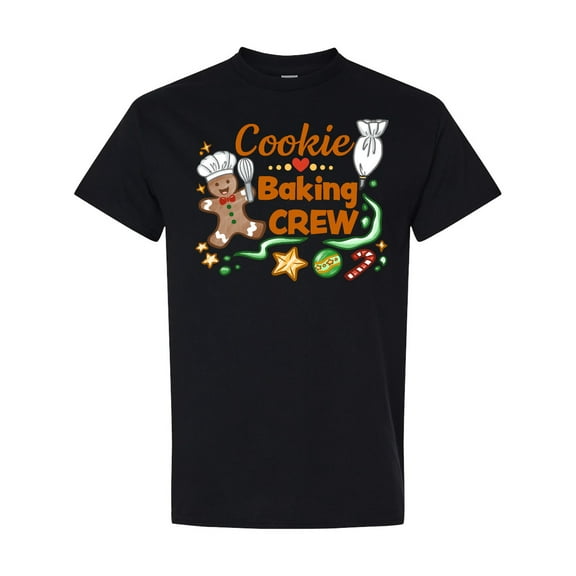 Inktastic Cute Cookie Baking Crew T-Shirt