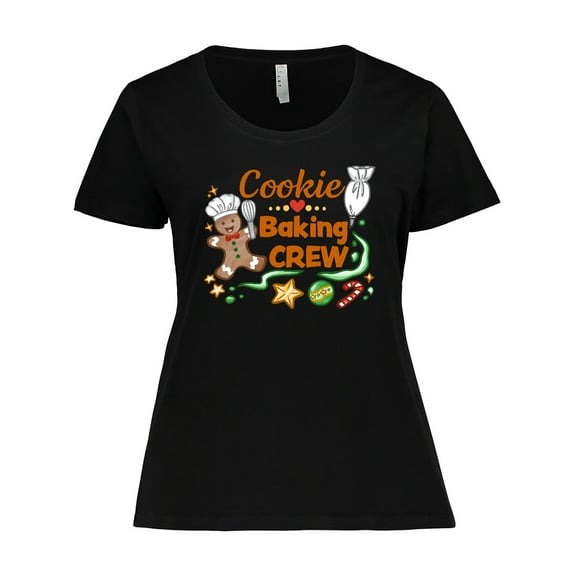 Inktastic Cute Cookie Baking Crew Women's Plus Size T-Shirt