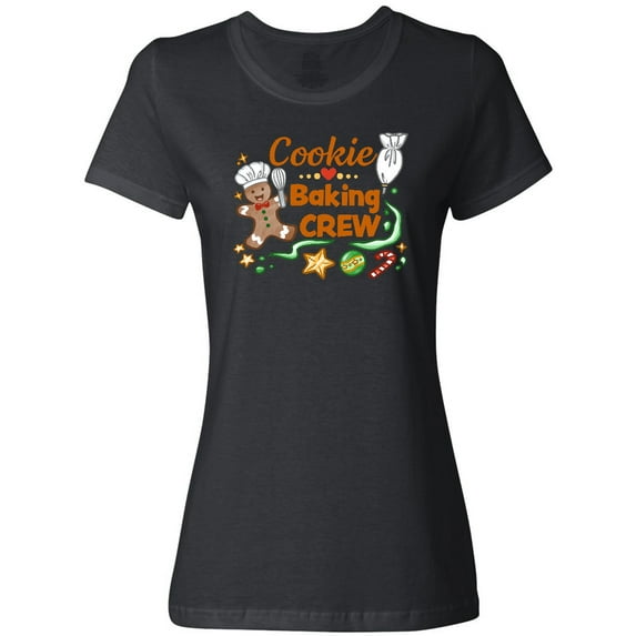 Inktastic Cute Cookie Baking Crew Women's T-Shirt