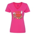 thumbnail image 1 of Inktastic Cute Cookie Baking Crew Women's V-Neck T-Shirt, 1 of 5