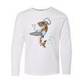 thumbnail image 1 of Inktastic Cute Cookie Cutter Baker Shark with Cookies Long Sleeve Youth T-Shirt, 1 of 5