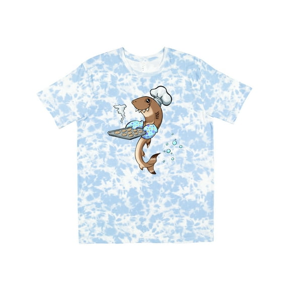 Inktastic Cute Cookie Cutter Baker Shark with Cookies T-Shirt