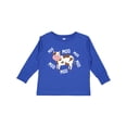 thumbnail image 1 of Inktastic Cute Cow Moo Farm Animal Boys or Girls Long Sleeve Toddler T-Shirt, 1 of 5
