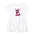 thumbnail image 1 of Inktastic Cute Dachshund with Heart Glasses and Pink Girls Baby Dress, 1 of 5
