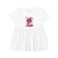 thumbnail image 1 of Inktastic Cute Dachshund with Heart Glasses and Pink Girls Baby Dress, 1 of 5