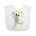 thumbnail image 1 of Inktastic Cute Dancing Skeleton Boys or Girls Baby Bib, 1 of 4