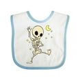 thumbnail image 1 of Inktastic Cute Dancing Skeleton Boys or Girls Baby Bib, 1 of 4