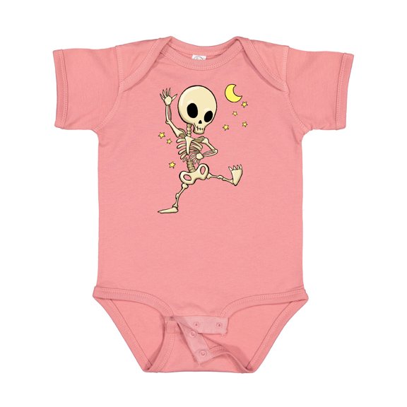 Inktastic Cute Dancing Skeleton Boys or Girls Baby Bodysuit