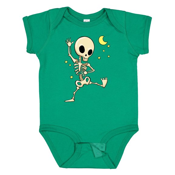 Inktastic Cute Dancing Skeleton Boys or Girls Baby Bodysuit