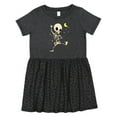 thumbnail image 1 of Inktastic Cute Dancing Skeleton Girls Toddler Dress, 1 of 5