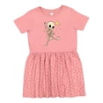 thumbnail image 1 of Inktastic Cute Dancing Skeleton Girls Toddler Dress, 1 of 5