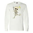 thumbnail image 1 of Inktastic Cute Dancing Skeleton Long Sleeve T-Shirt, 1 of 5