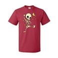 thumbnail image 1 of Inktastic Cute Dancing Skeleton T-Shirt, 1 of 5