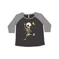 thumbnail image 1 of Inktastic Cute Dancing Skeleton Women's Plus Size T-Shirt, 1 of 5