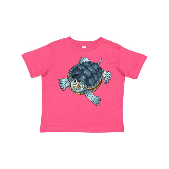 Inktastic Cute Diamondback Terrapin Turtle Boys or Girls Toddler T-Shirt