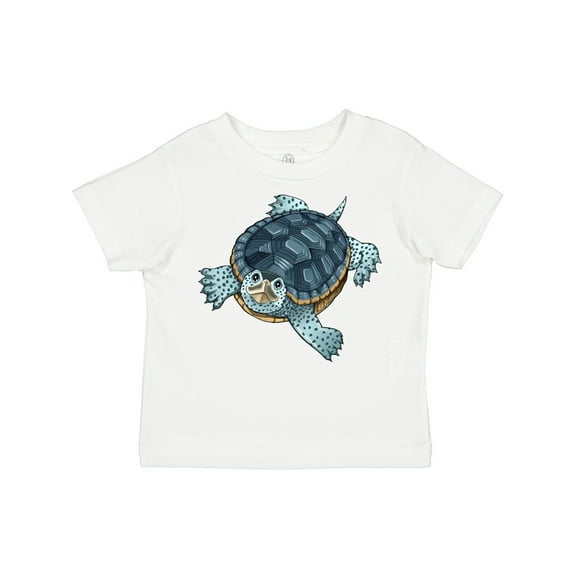 Inktastic Cute Diamondback Terrapin Turtle Boys or Girls Toddler T-Shirt
