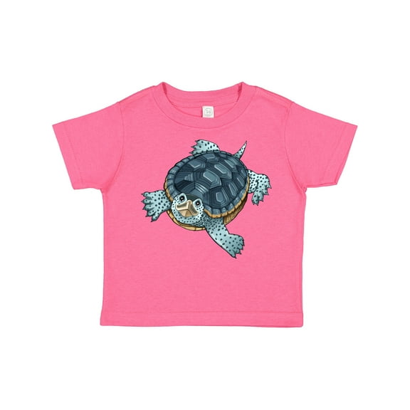 Inktastic Cute Diamondback Terrapin Turtle Boys or Girls Toddler T-Shirt