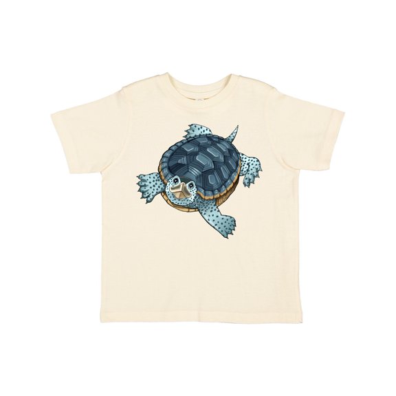 Inktastic Cute Diamondback Terrapin Turtle Boys or Girls Toddler T-Shirt