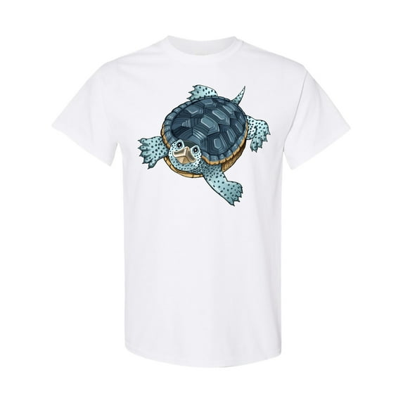 Inktastic Cute Diamondback Terrapin Turtle T-Shirt