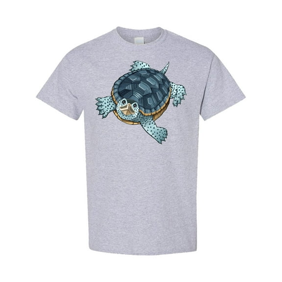 Inktastic Cute Diamondback Terrapin Turtle T-Shirt
