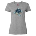 thumbnail image 1 of Inktastic Cute Diamondback Terrapin Turtle Women's T-Shirt, 1 of 5
