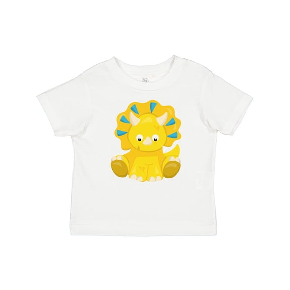 Inktastic Cute Dinosaur, Baby Dinosaur, Dino, Triceratops Boys or Girls Baby T-Shirt
