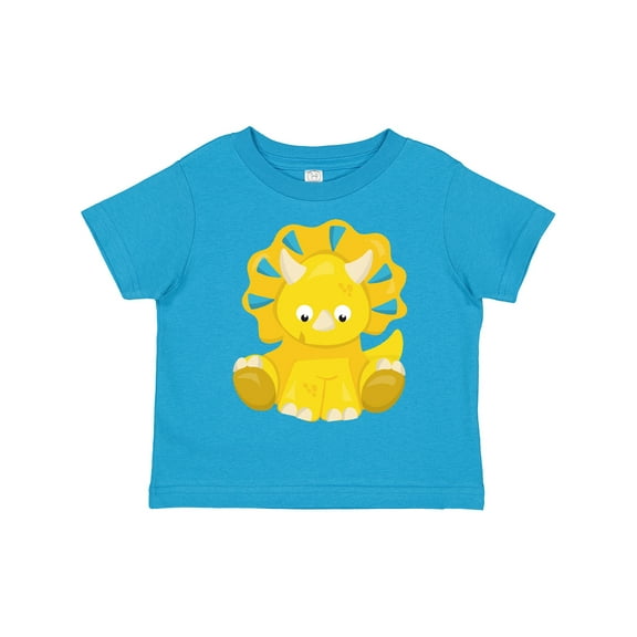 Inktastic Cute Dinosaur, Baby Dinosaur, Dino, Triceratops Boys or Girls Toddler T-Shirt