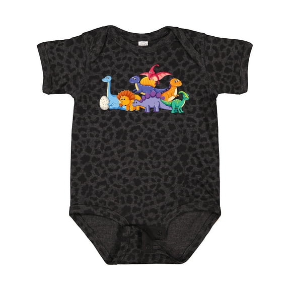 Inktastic Cute Dinosaurs Boys or Girls Baby Bodysuit
