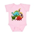 thumbnail image 1 of Inktastic Cute Dinosaurs Boys or Girls Baby Bodysuit, 1 of 5