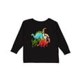 thumbnail image 1 of Inktastic Cute Dinosaurs Boys or Girls Long Sleeve Toddler T-Shirt, 1 of 5