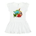 thumbnail image 1 of Inktastic Cute Dinosaurs Girls Baby Dress, 1 of 4