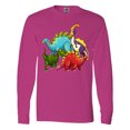 thumbnail image 1 of Inktastic Cute Dinosaurs Long Sleeve T-Shirt, 1 of 5