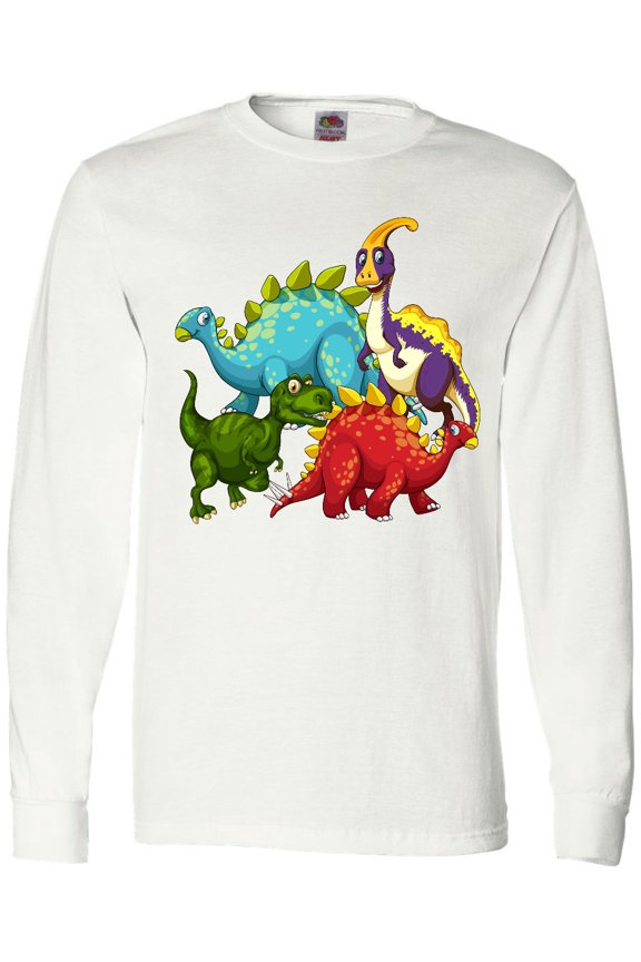 Cute Dinosaurs Long Sleeve T-Shirt