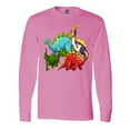 thumbnail image 1 of Inktastic Cute Dinosaurs Long Sleeve T-Shirt, 1 of 5