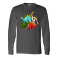 thumbnail image 1 of Inktastic Cute Dinosaurs Long Sleeve T-Shirt, 1 of 5