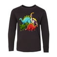 thumbnail image 1 of Inktastic Cute Dinosaurs Long Sleeve Youth T-Shirt, 1 of 5