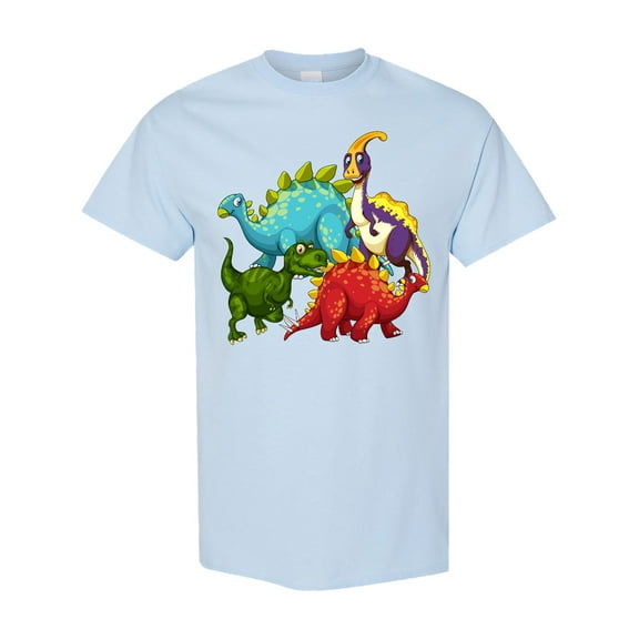 Inktastic Cute Dinosaurs T-Shirt