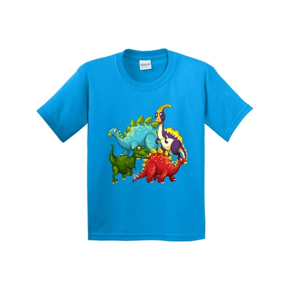 Inktastic Cute Dinosaurs Youth T-Shirt