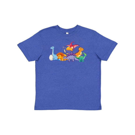 Inktastic Cute Dinosaurs Youth T-Shirt