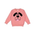 thumbnail image 1 of Inktastic Cute Dog Face Toddler Sweatshirt, 1 of 4