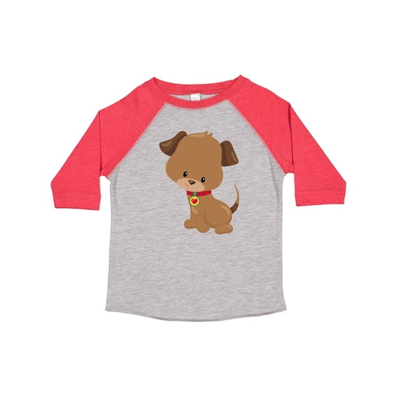 Inktastic Cute Dog, Little Dog, Brown Dog, Puppy, Pet Boys or Girls Toddler T-Shirt