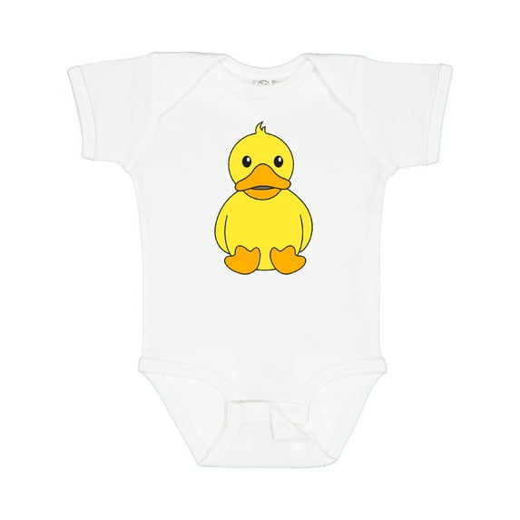 Inktastic Cute Duck Boys or Girls Baby Bodysuit