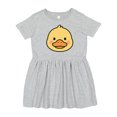 thumbnail image 1 of Inktastic Cute Duck Face Girls Toddler Dress, 1 of 5