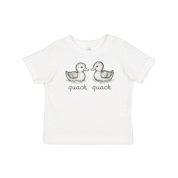 Inktastic Cute Duck Illustration Quack Quack Boys or Girls Baby T-Shirt