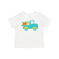 thumbnail image 1 of Inktastic Cute Easter Bunny in Blue Truck with Carrots Boys or Girls Baby T-Shirt, 1 of 5