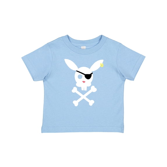 Inktastic Cute Easter Pirate Bunny with Eyepatch and Earring Boys or Girls Baby T-Shirt