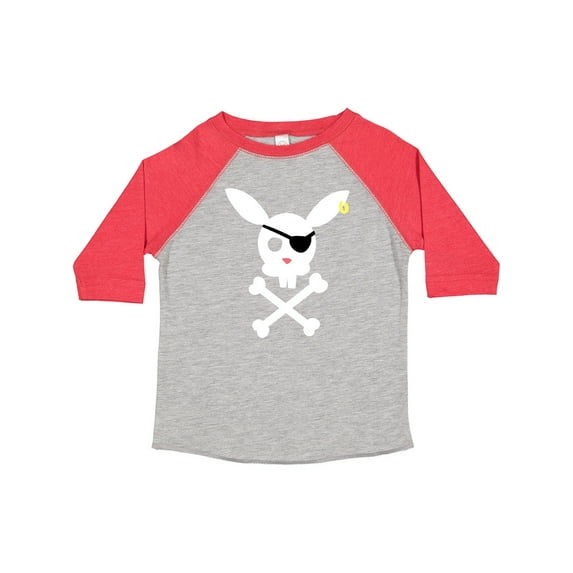 Inktastic Cute Easter Pirate Bunny with Eyepatch and Earring Boys or Girls Toddler T-Shirt